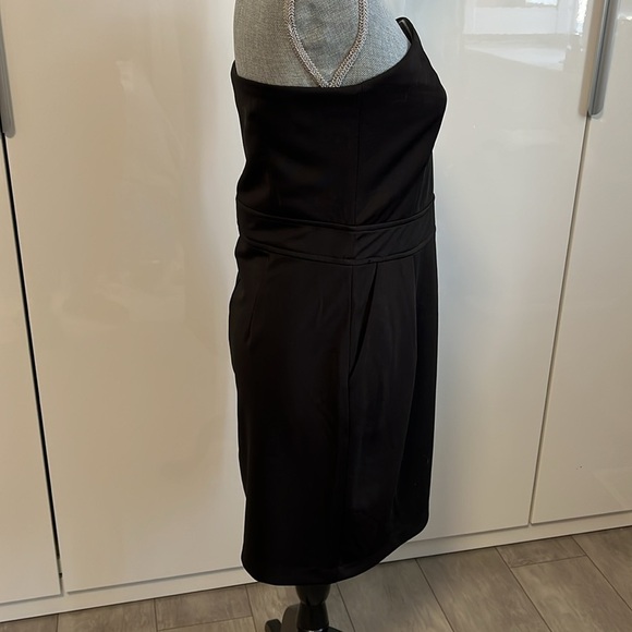 VERY J Lined Black Strapless Mini Dress, Size L - Picture 16 of 16